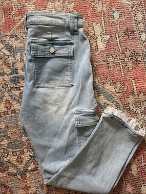 KanCan Light Blue Cargo Jeans